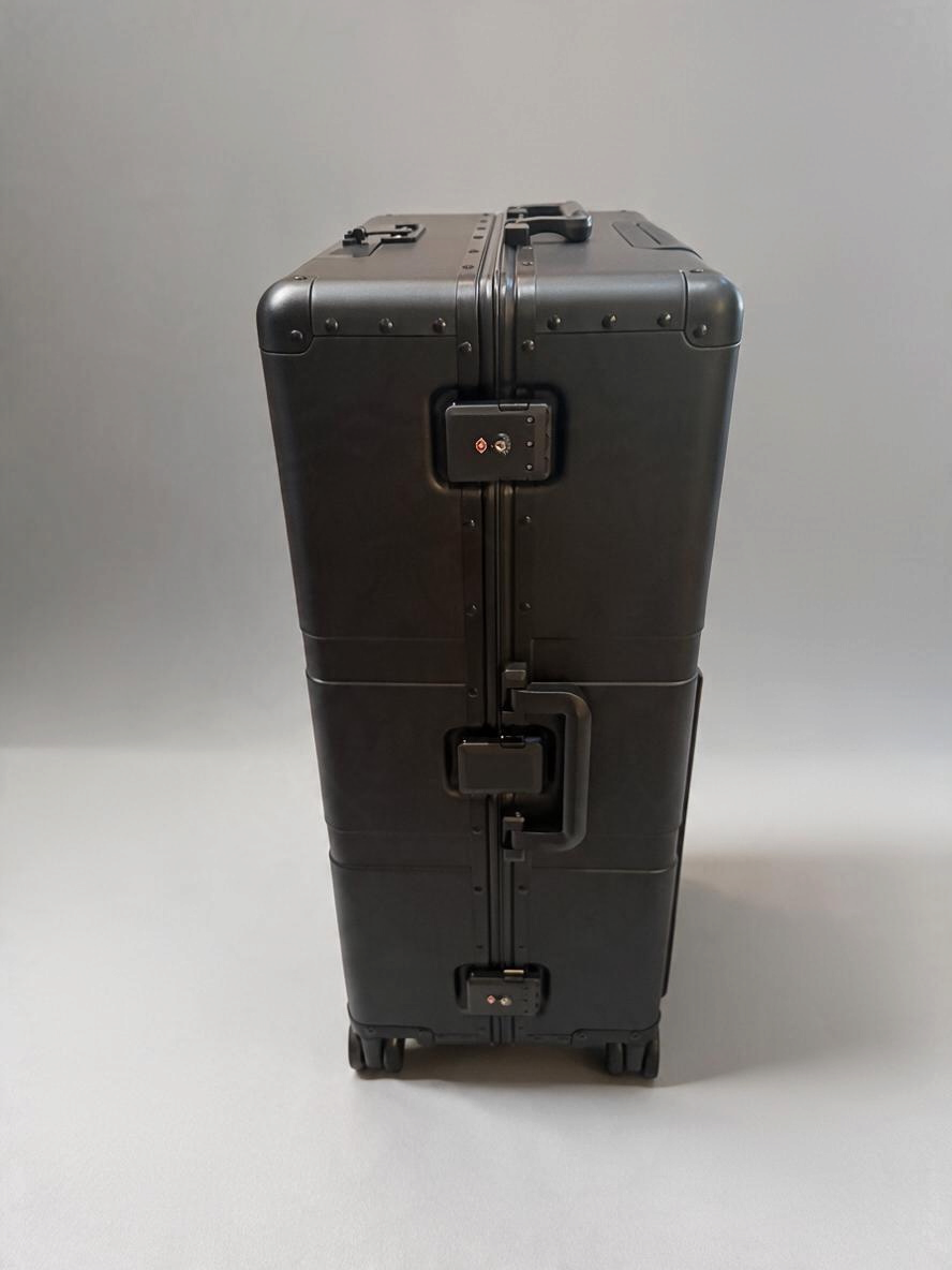 Paradox Aviation 30-inch GEN2 professional flight crew check-aboard luggage in matte black with reinforced hinges.