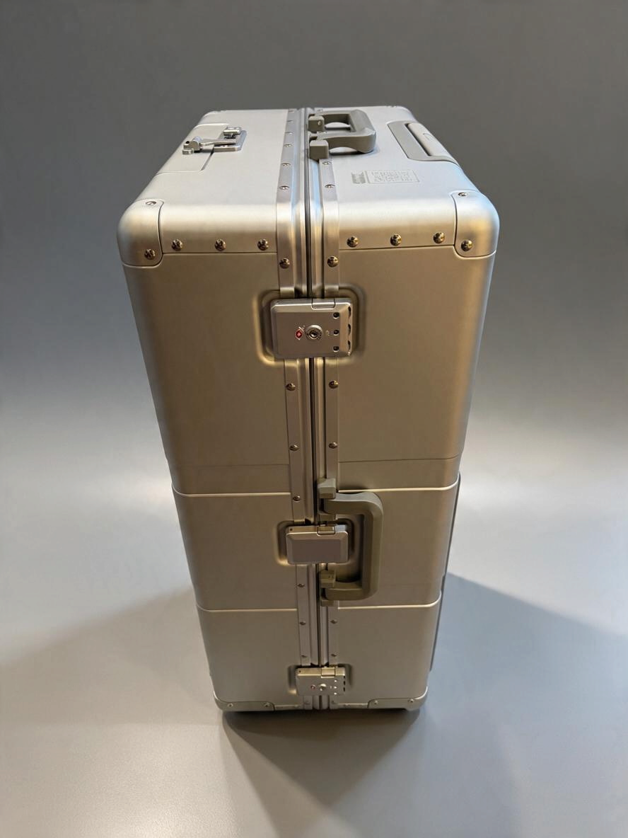 Paradox Aviation 30-inch GEN2 professional flight crew check-aboard luggage in starlight silver with matte grey handles