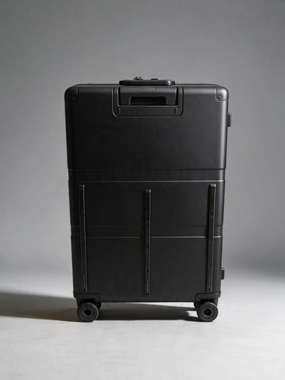 Paradox Aviation 30-inch GEN2 professional flight crew check-in luggage in matte black with four-wheel design.