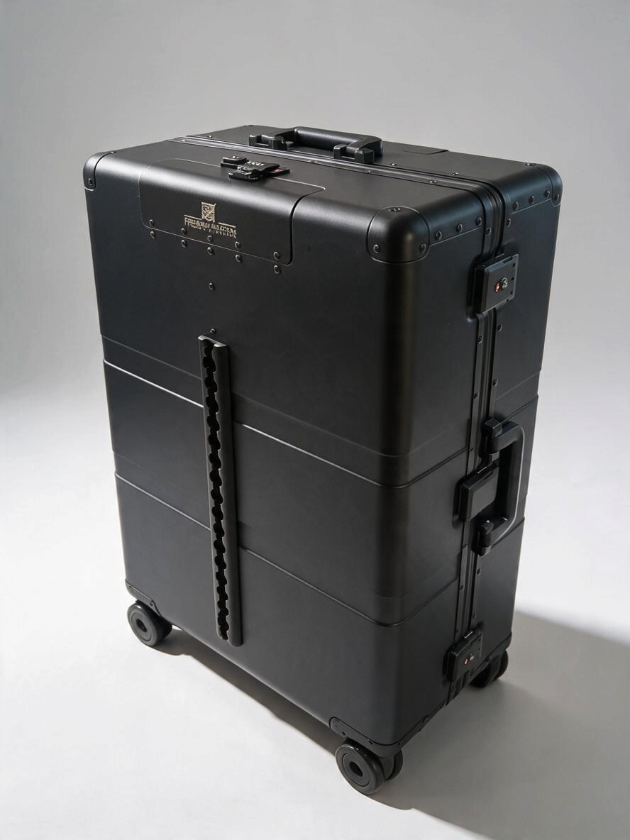 Paradox Aviation 30-inch GEN2 professional flight crew check-aboard luggage in matte black with durable metal casing.