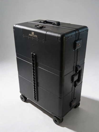 Paradox Aviation 30-inch GEN2 professional flight crew check-aboard luggage in matte black with durable metal casing.