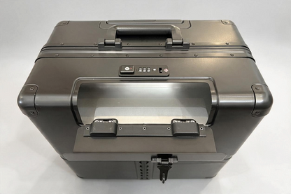Paradox Aviation GEN2 30-inch professional flight crew check-aboard luggage in dark grey with TSA lock and cargo track