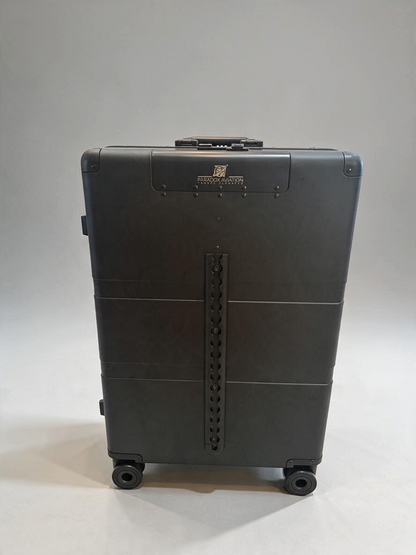 Paradox Aviation 30-inch GEN2 professional flight crew check-aboard luggage in matte black with cargo track system.