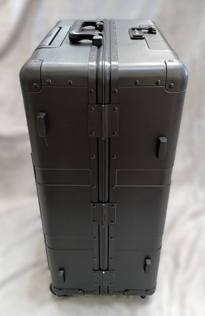 Paradox Aviation 25-inch GEN2 professional flight crew roll aboard suitcase in dark sky matte finish with metal hinges