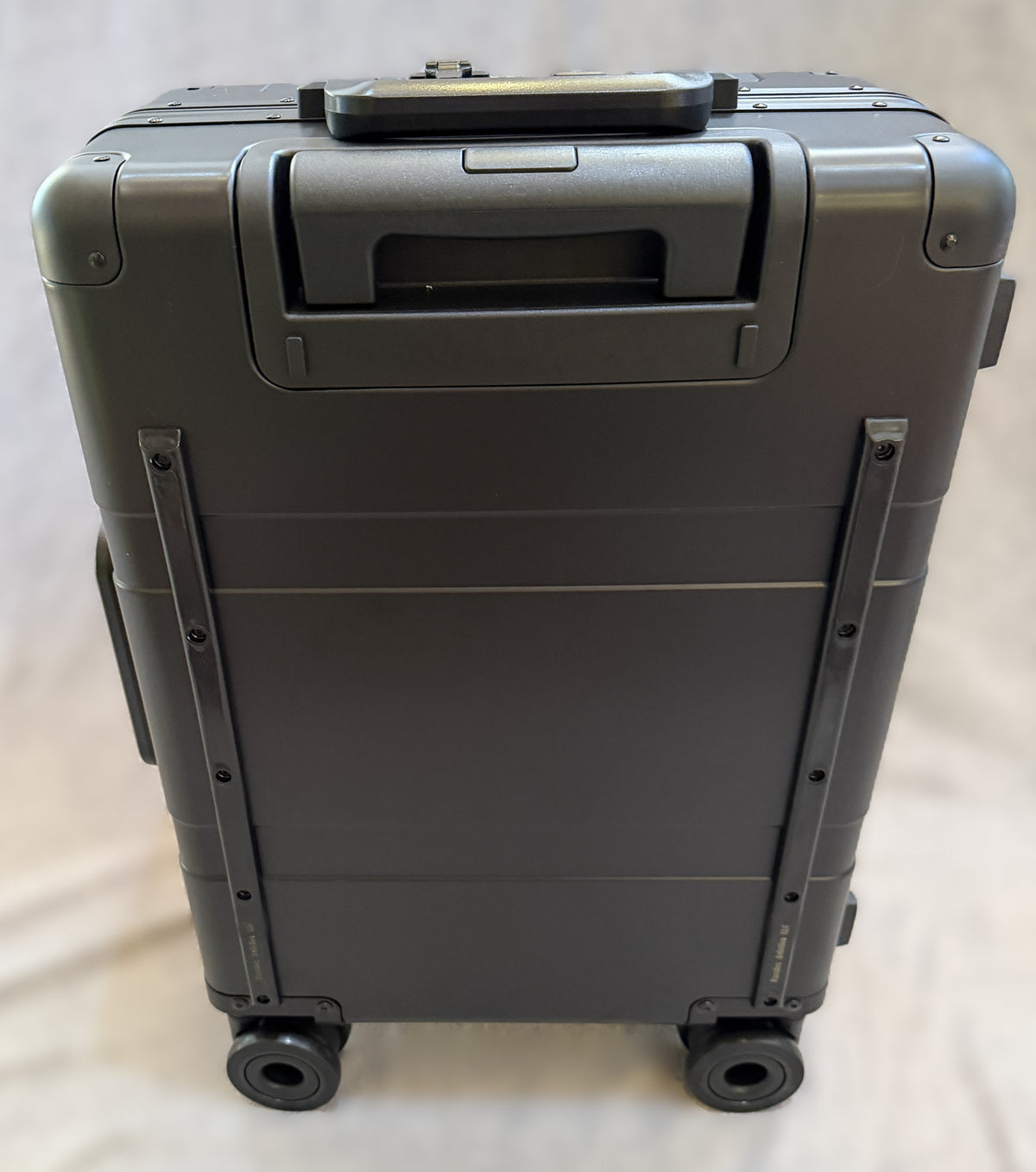 Paradox Aviation GEN2 Frequent Flyer 22-inch carry-on suitcase in dark sky matte black with durable metal construction