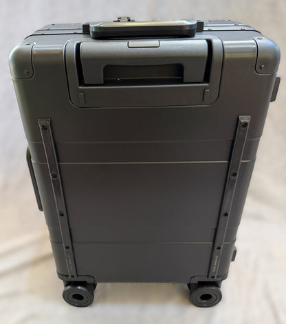Paradox Aviation GEN2 Frequent Flyer 22-inch carry-on suitcase in dark sky matte black with durable metal construction